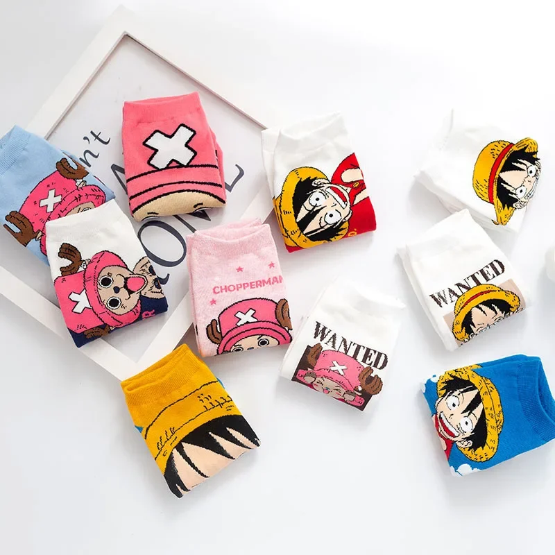 Anime Cosplay Idea - Meias curtas de anime One Piece,