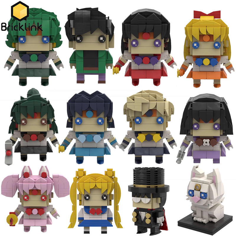 Anime Cosplay Idea - Bricklink amigos bonito soldado lua guardião
