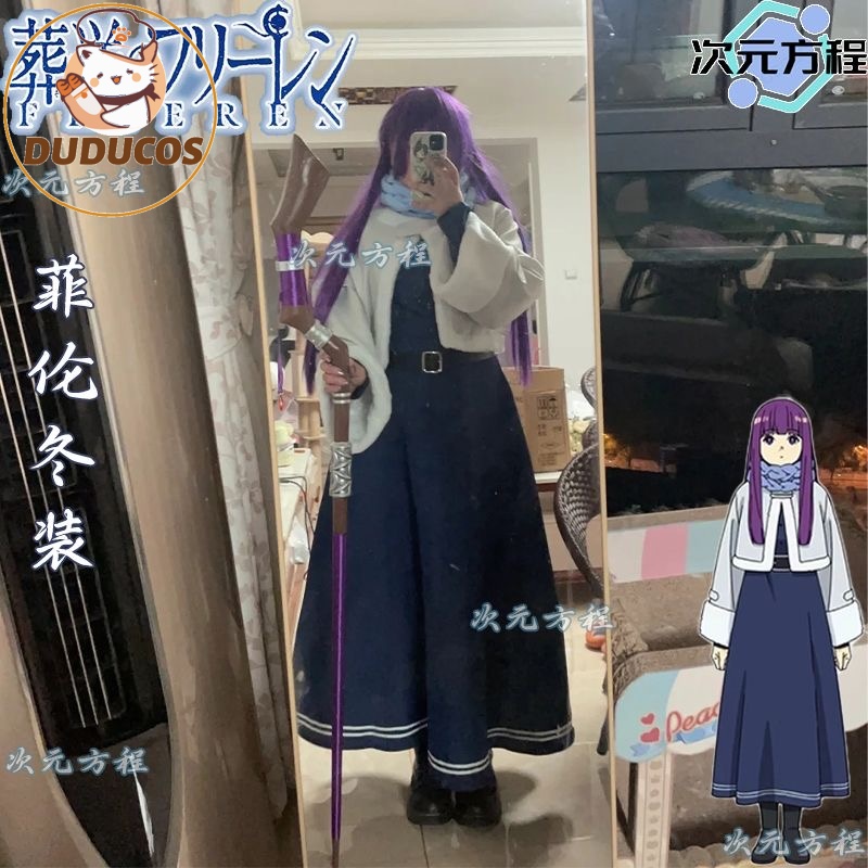 Anime Cosplay Jumpsuit - EM ESTOQUE Fantasia de Cosplay Fern