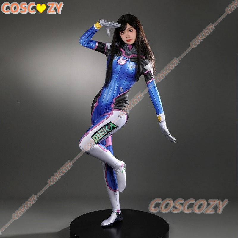 Anime Cosplay Jumpsuit - Traje Completo de Cosplay da D.Va