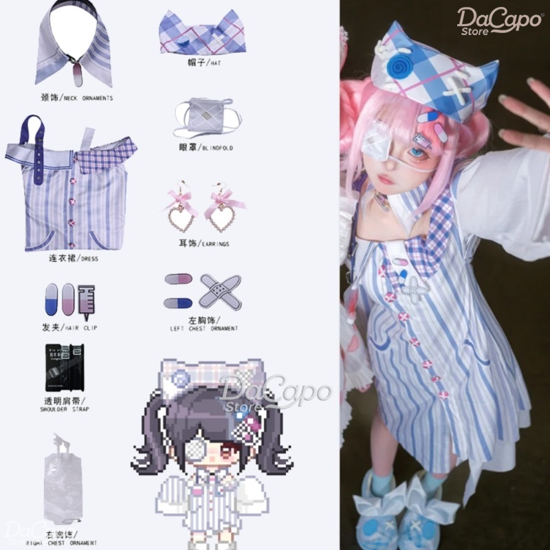 Anime Cosplay Idea - Jogo infinito nikki cosplay traje peruca