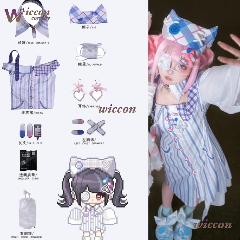 Anime Cosplay Idea - Wuhu infinito nikki cosplay traje peruca