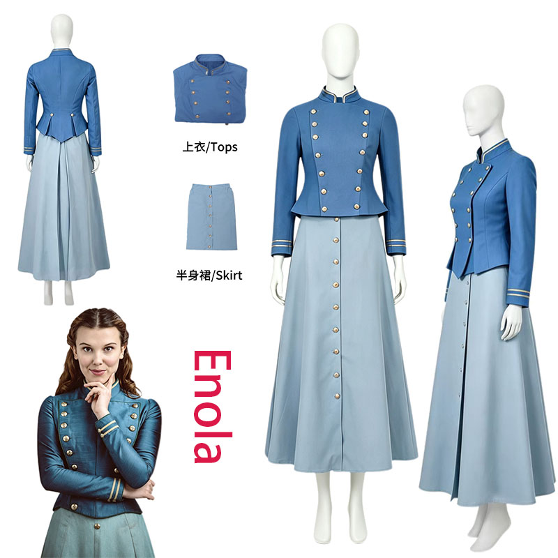 Anime Cosplay Ladies - Fantasia de Cosplay Enola Holmes para