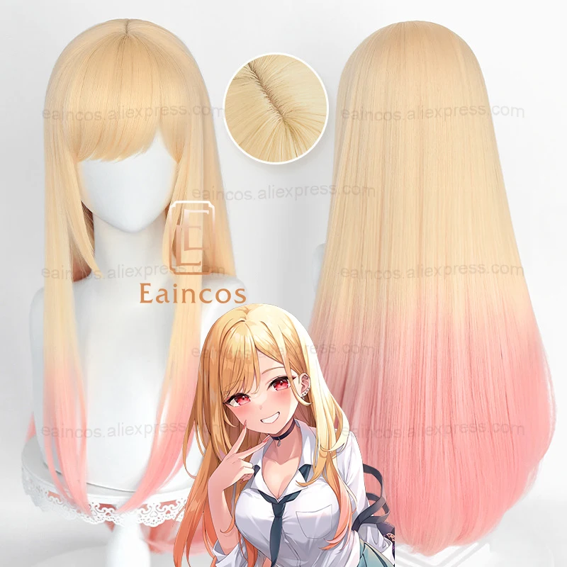 Kitagawa Anime Cosplay - Anime marin kitagawa cosplay perucas 80cm