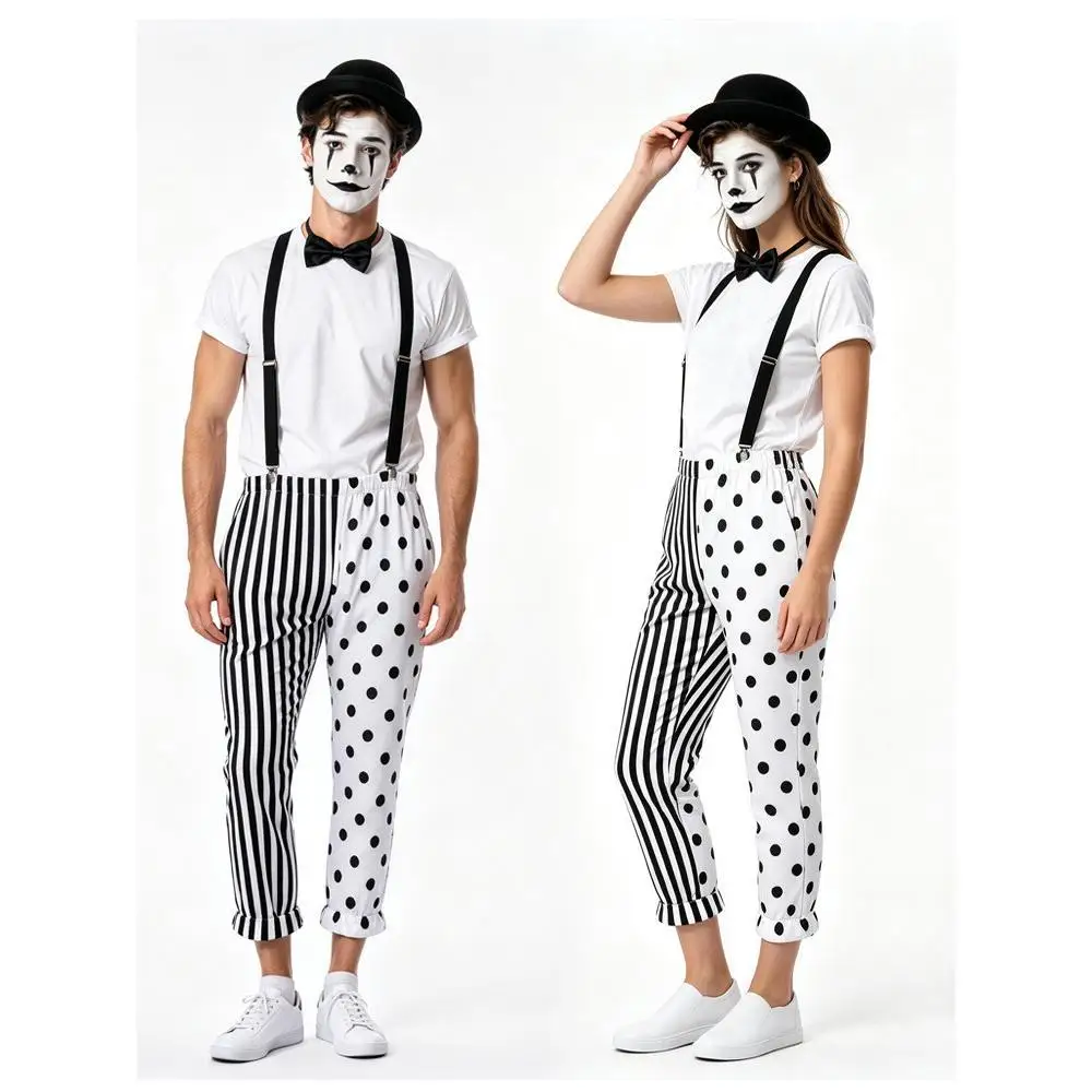 Conjunto de Macacões de Palhaç - Anime Cosplay Couple avaliação e preço