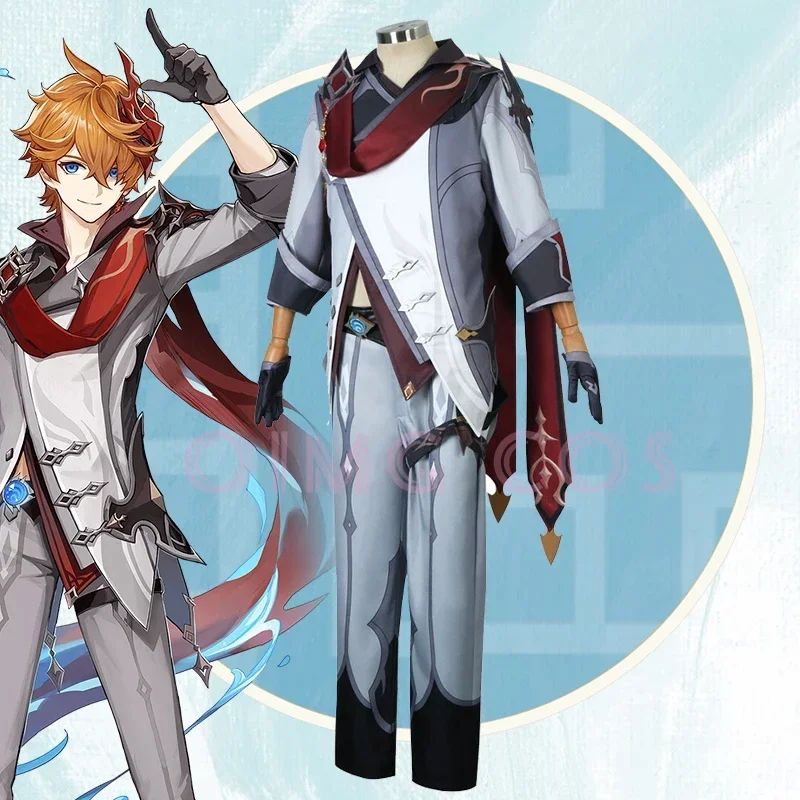 Genshin impacto tartaglia cosp - Anime Cosplay Jumpsuit avaliação e preço