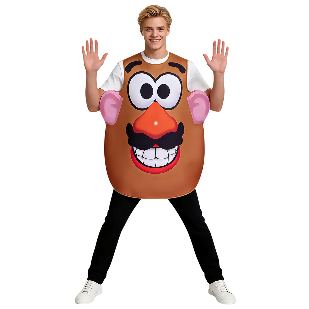 Fantasia de Cabeça de Batata S - Anime Cosplay Couple avaliação e preço