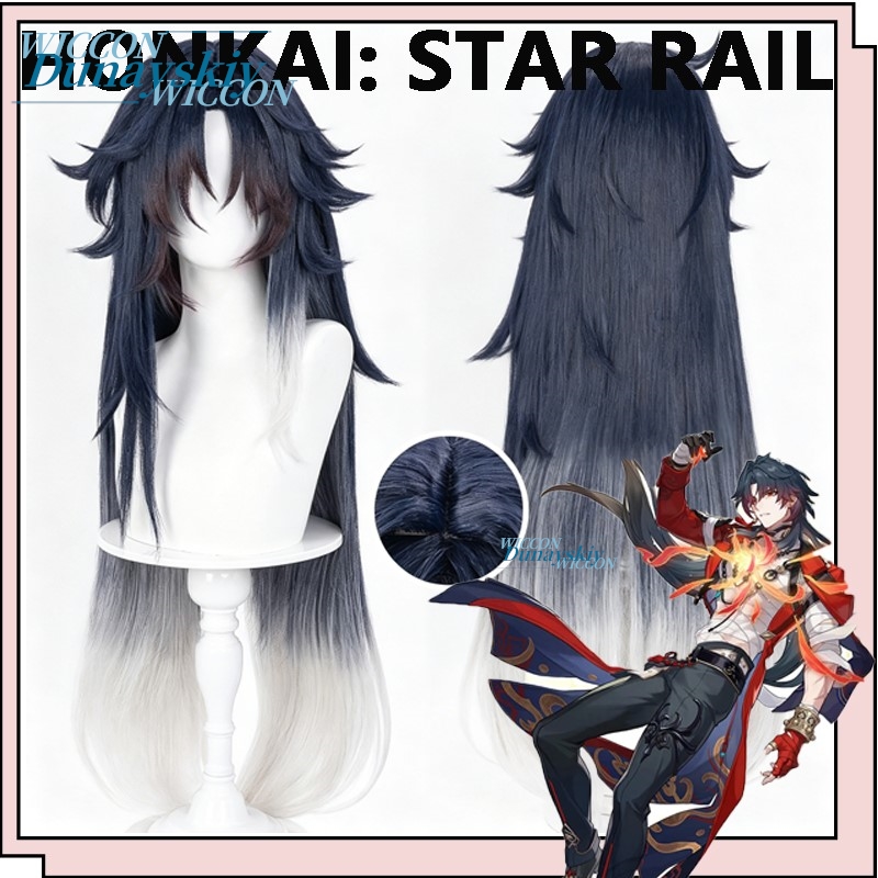 Peruca Cosplay Mortenax Blade  - Anime Cosplay Blue Hair avaliação e preço