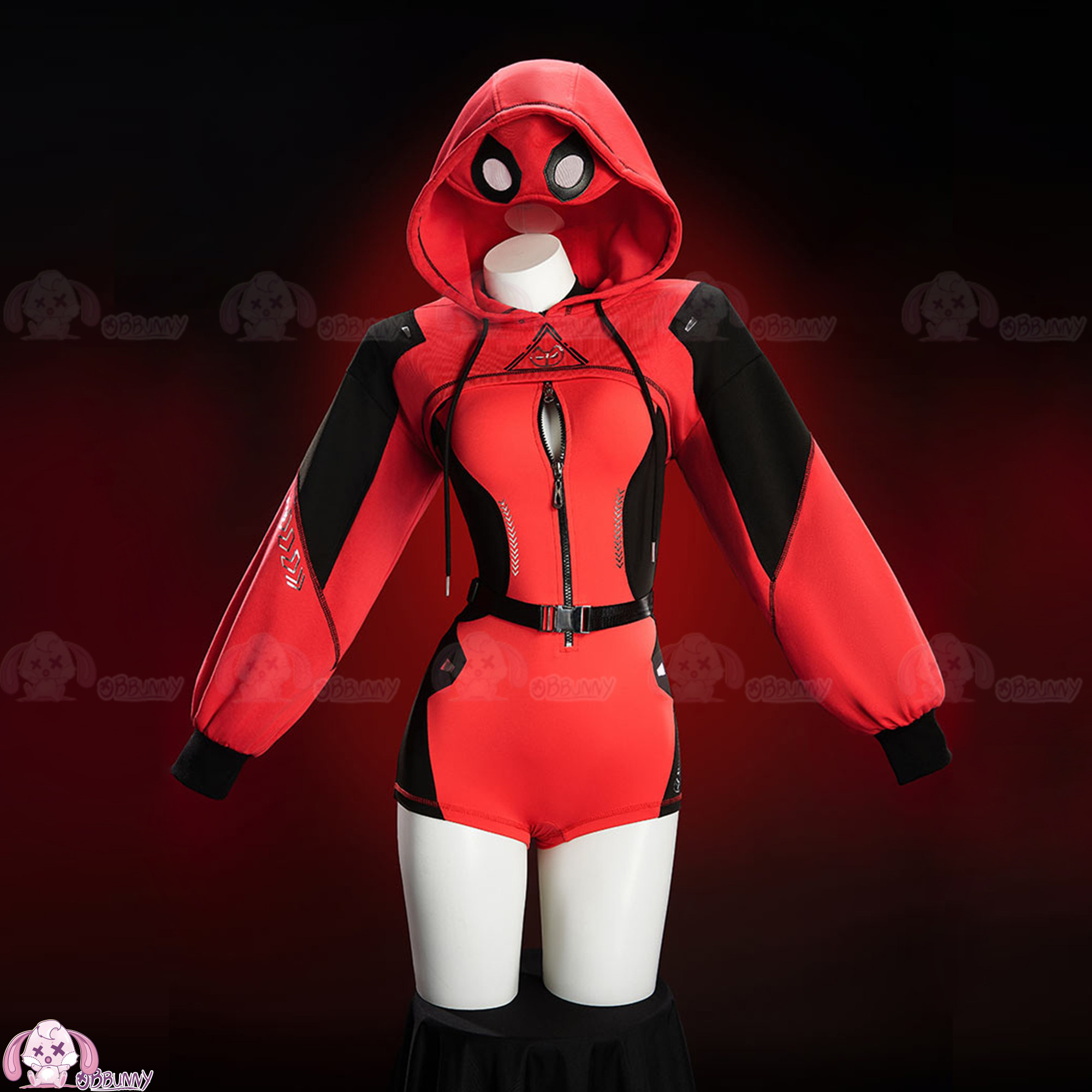 Fantasia de Cosplay DeadPooing - Anime Cosplay Jumpsuit avaliação e preço