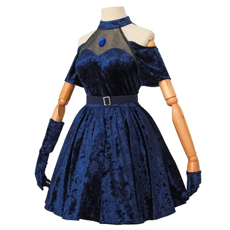 2026 Mizi Fantasia de Cosplay  - Anime Cosplay Blue Hair avaliação e preço
